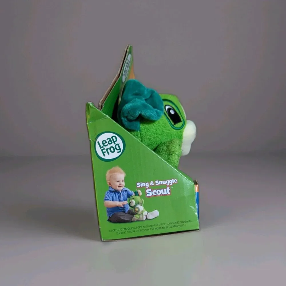 LeapFrog Sing & Snuggle Scout Interactive Puppy Toy Learning Plush NIB New